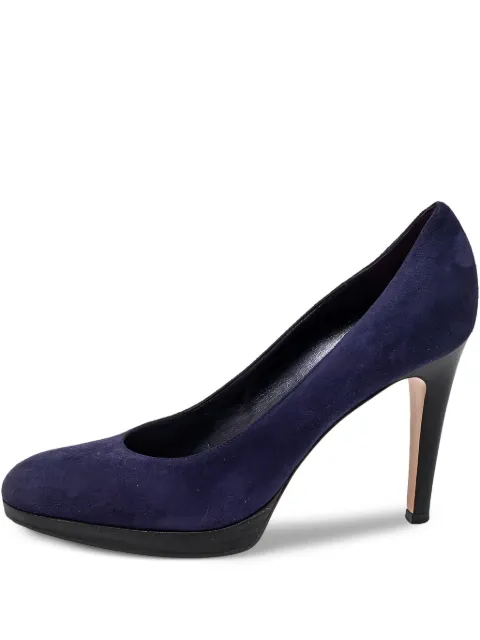 Gianvito Rossi プレオウンド スエードパンプス