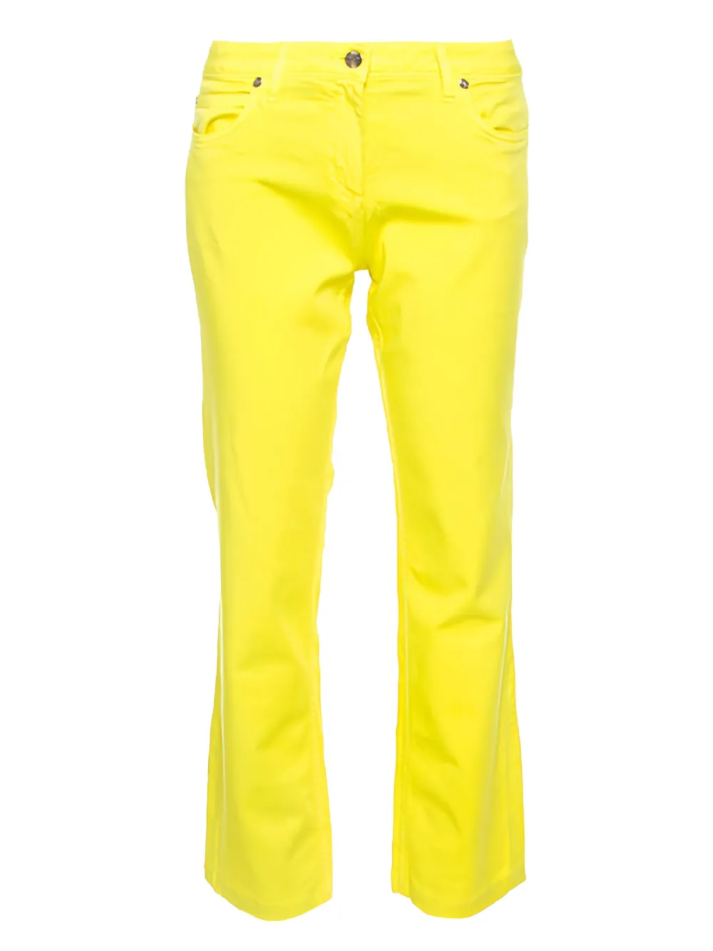 button-fastening trousers