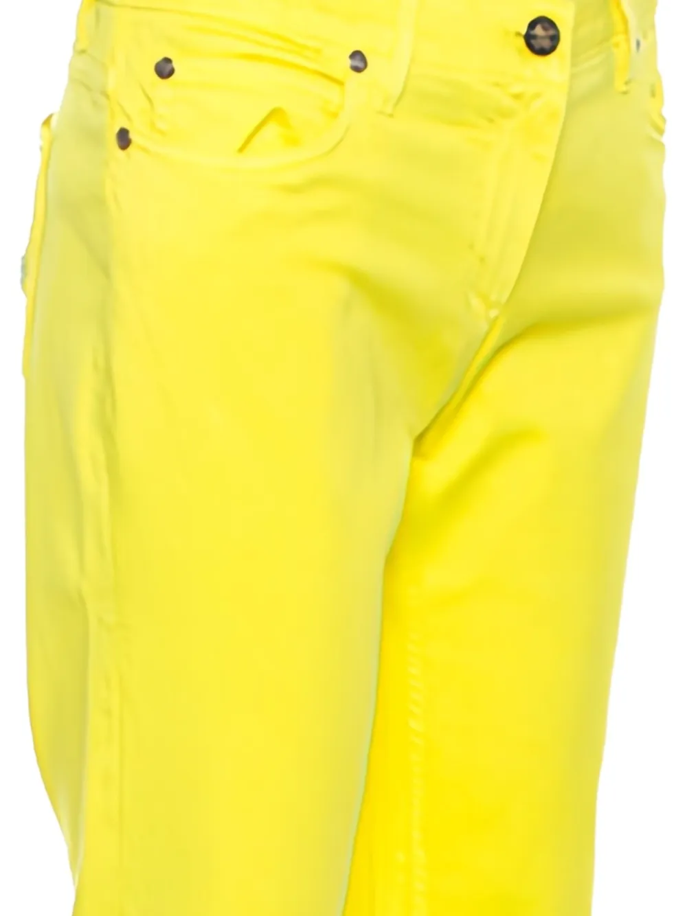 Roberto Cavalli Vintage Broek met knoopsluiting - Geel