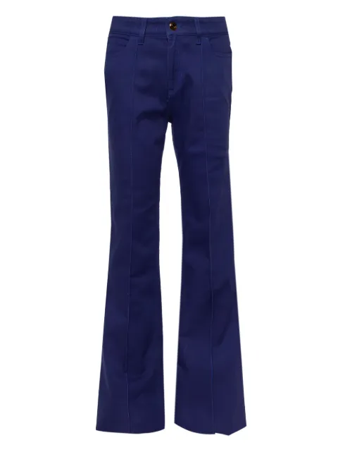 Gucci Pre-Owned pantalon à coupe évasé