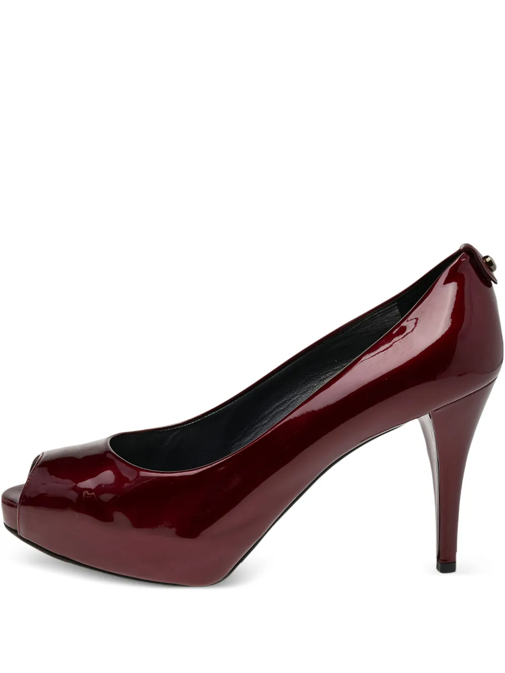 Stuart Weitzman 100mm leather heeled pumps | Red | Image 1