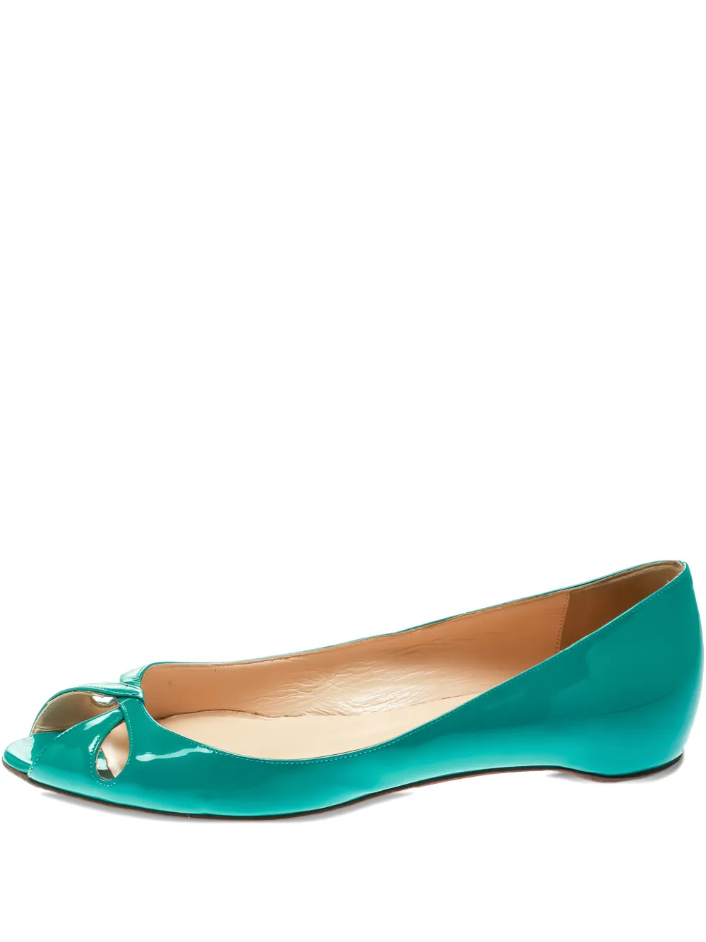 Christian Louboutin Pre-Owned Un Voilier ballet flats | Green | Image 1