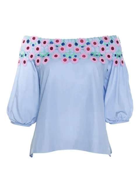 Peter Pilotto floral-embroidered top 