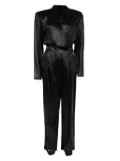 Philosophy Di Lorenzo Serafini pre-owned wrap-front jumpsuit - Black