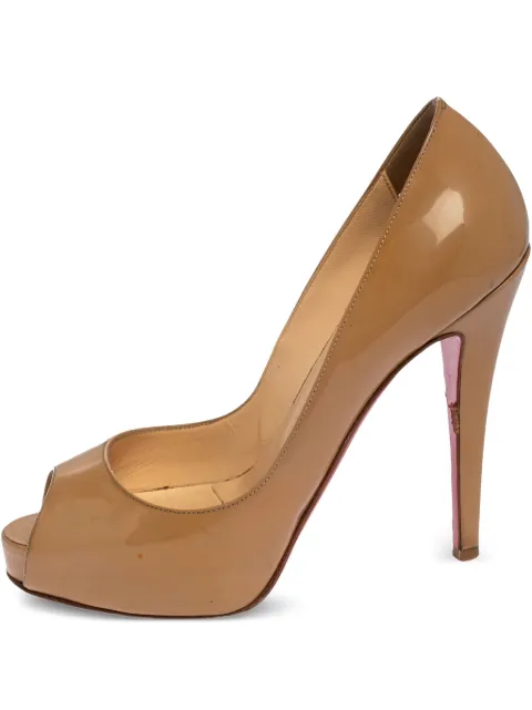 Christian Louboutin Pre-Owned zapatillas con acabado de charol