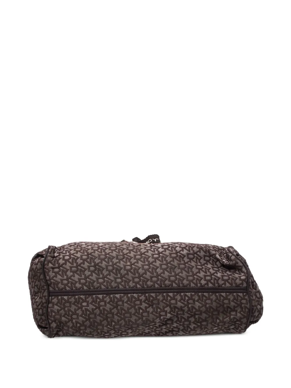 Pre-owned Dkny Vintage Monogram-print Shoulder Bag