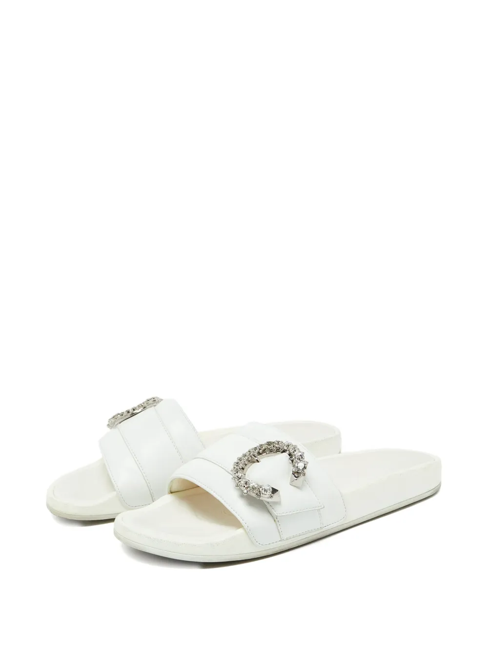 Jimmy Choo Pre-Owned buckle-detailing slides | Image 2