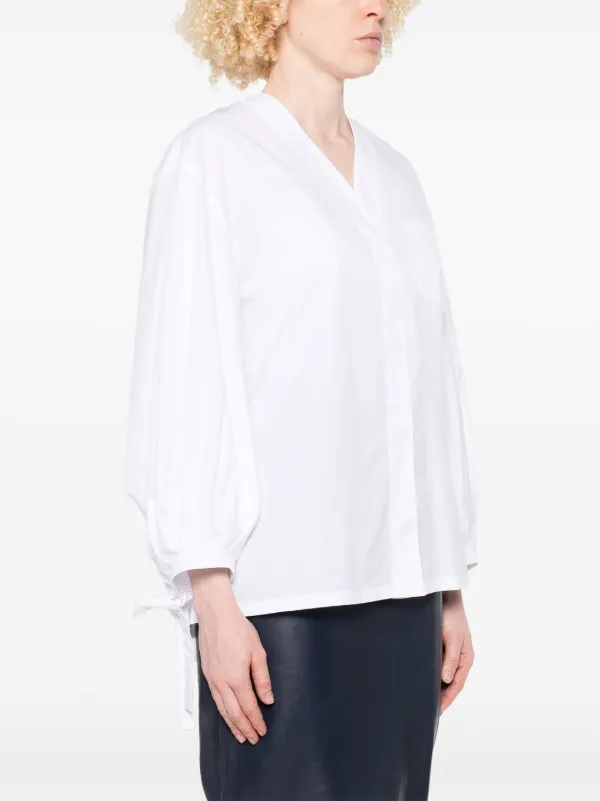 S Max Mara コットン シャツ | ホワイト | FARFETCH JP