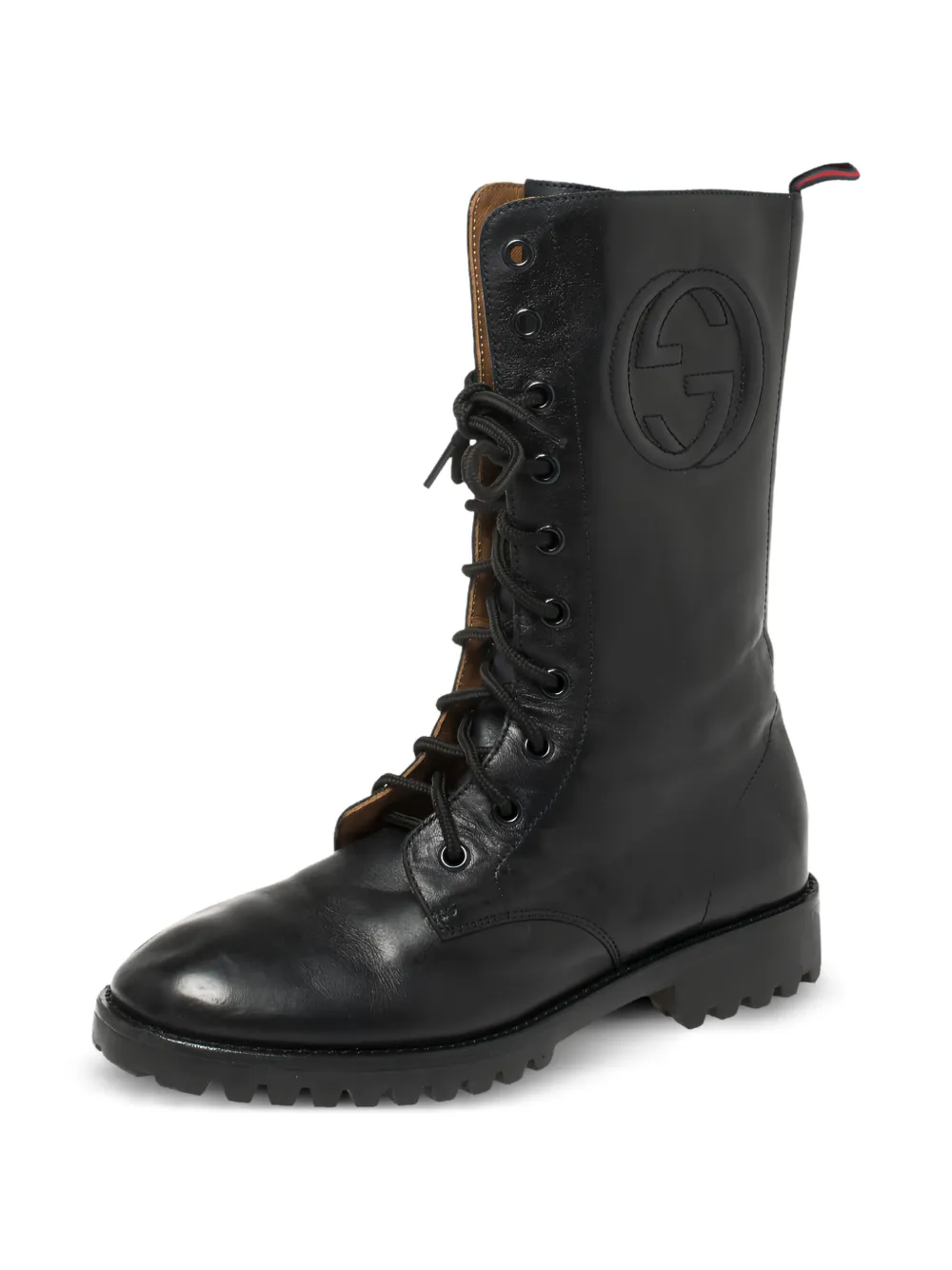Gucci Pre-Owned Combat boots - Blauw