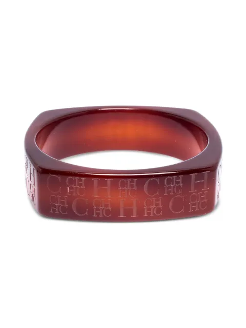 Carolina Herrera Vintage pre-owned logo-engraved bracelet