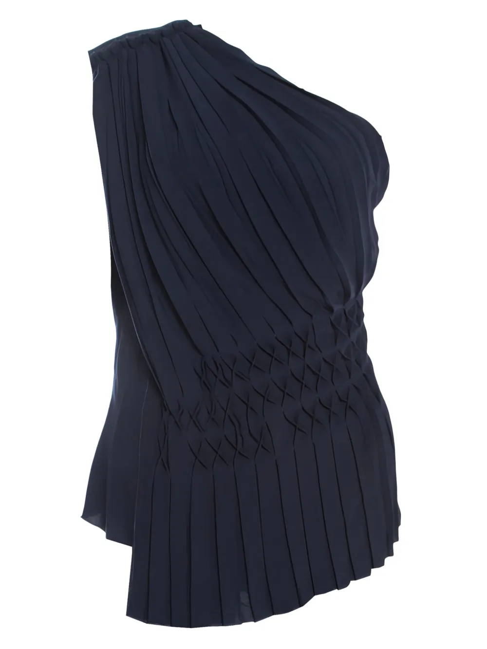 Escada Pre-Owned Top Nienke asimmetrico - Blu