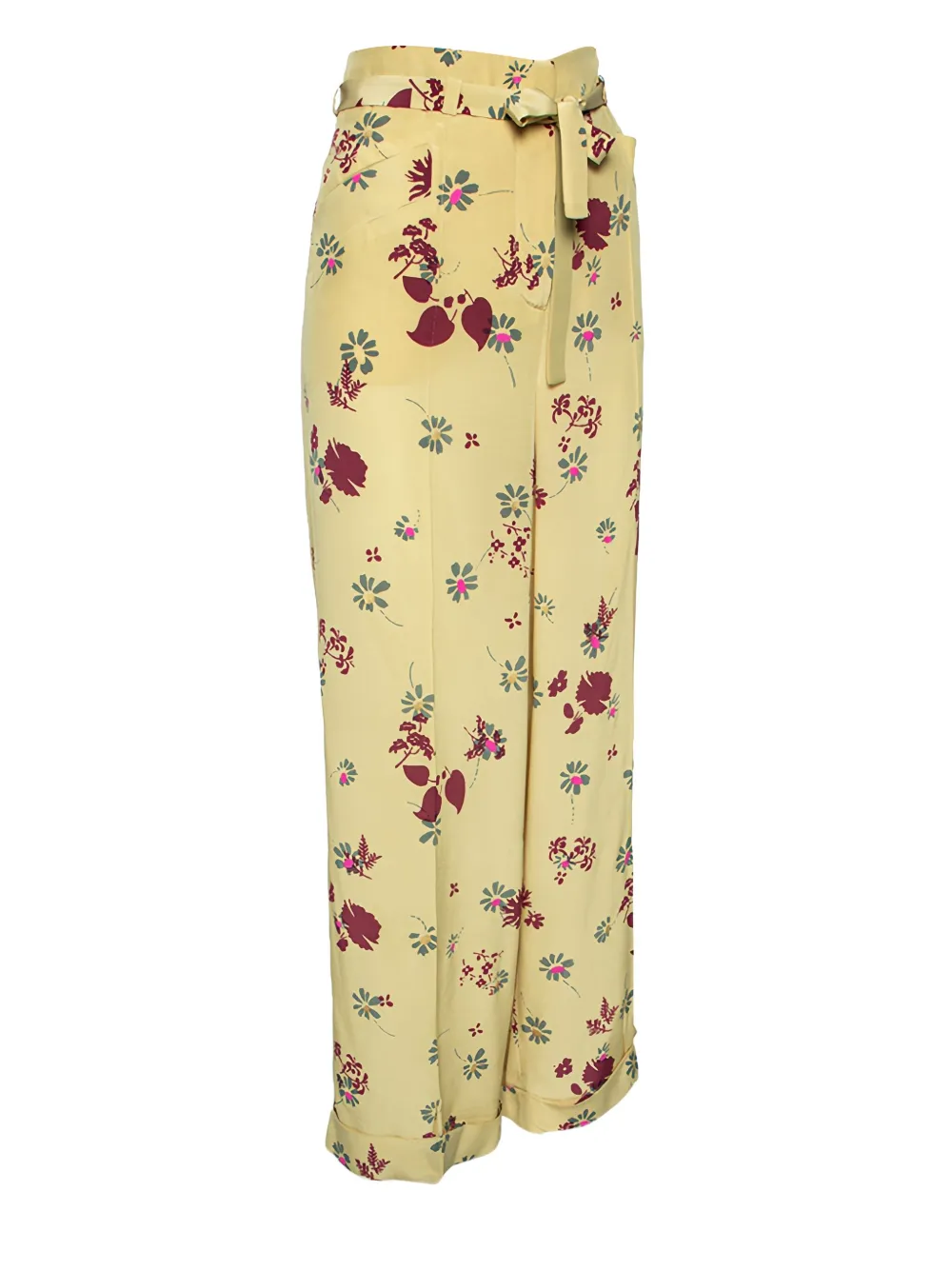 Valentino Garavani Pre-Owned floral-print trousers | Image 2
