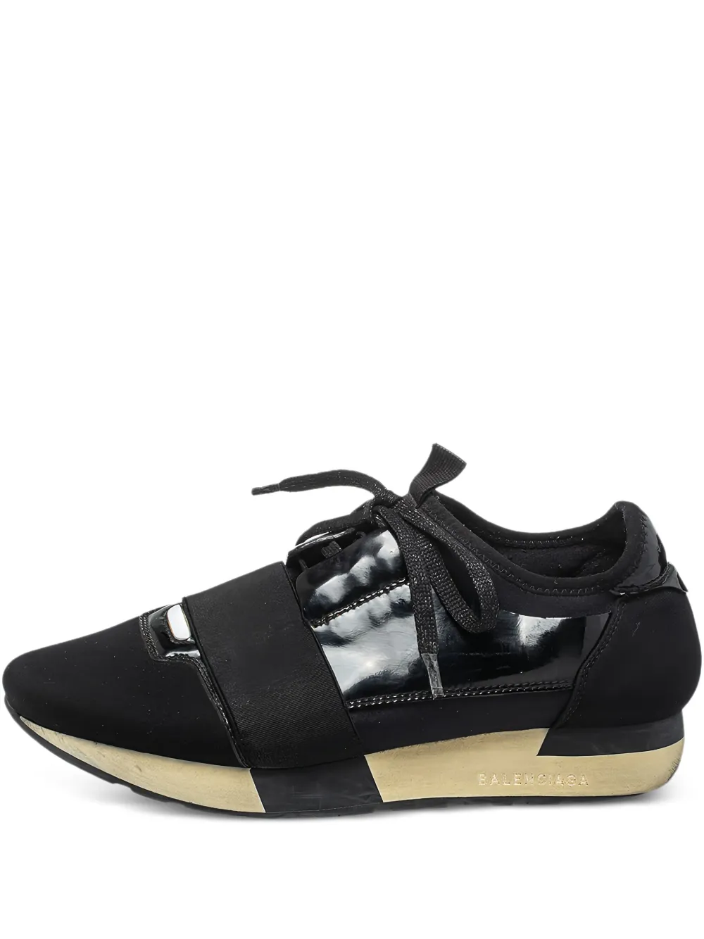 Race Runner panelled lace-up sneakers