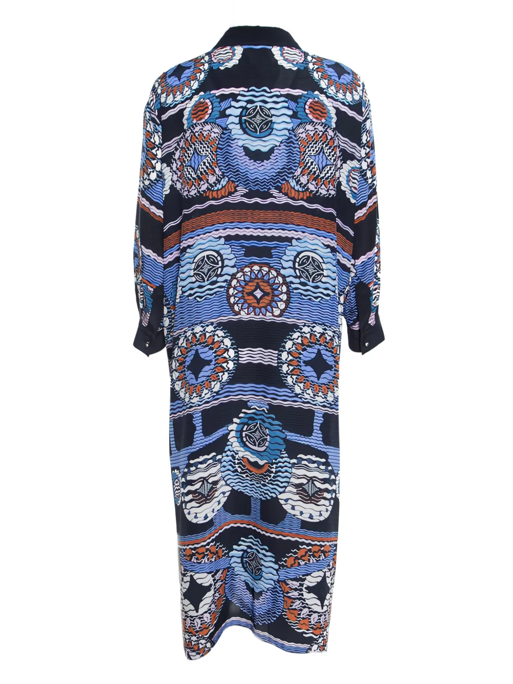 Peter Pilotto Zijden jurk - Blauw