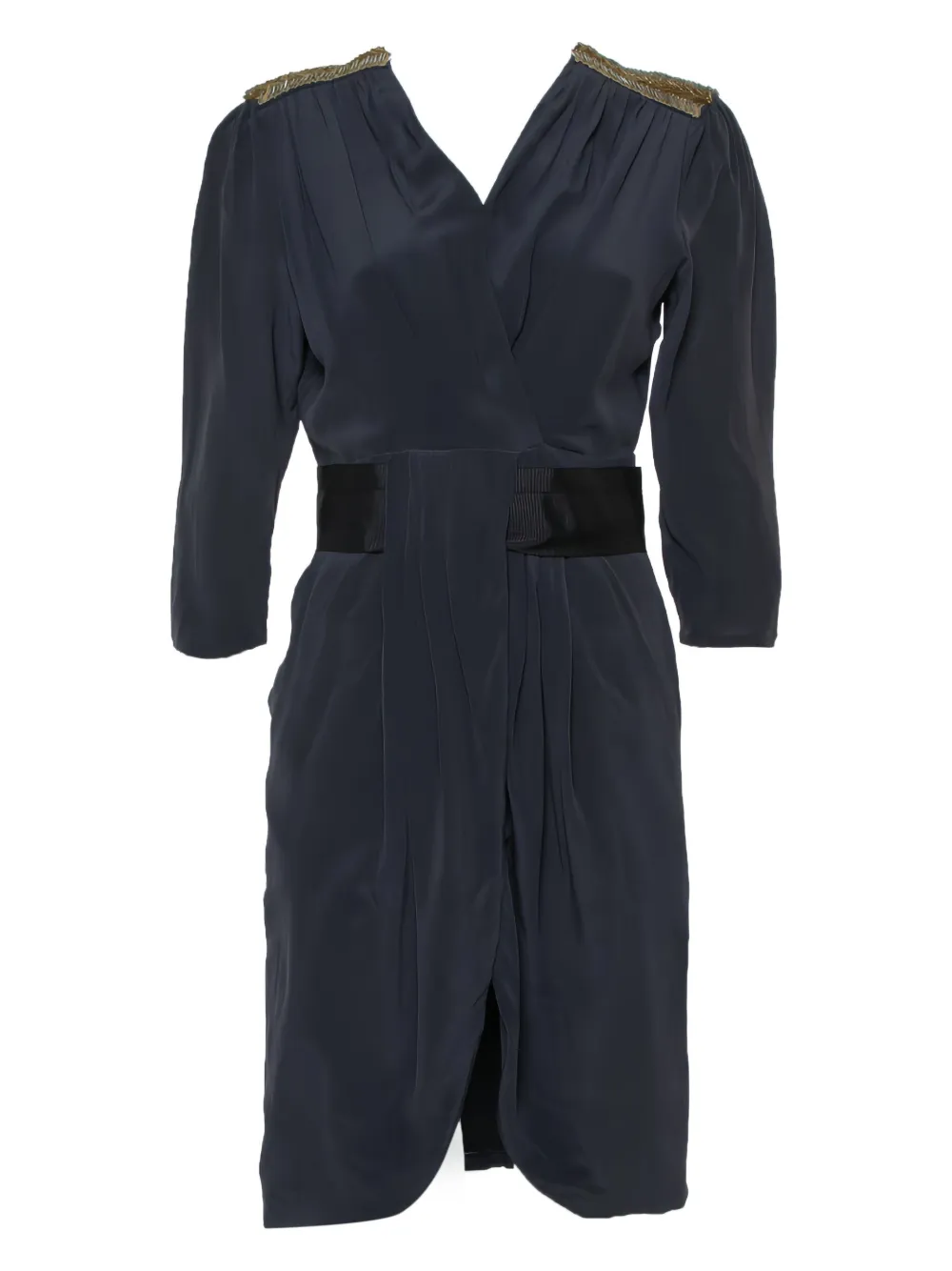 Fendi Pre-Owned draped dress | Blue | Image 1