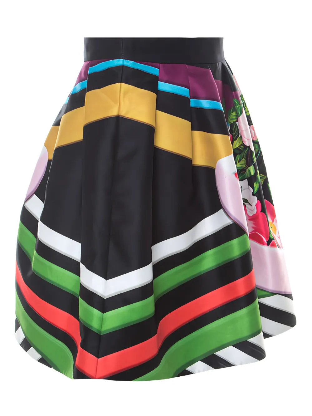 Mary Katrantzou floral striped pleated skirt | Image 2