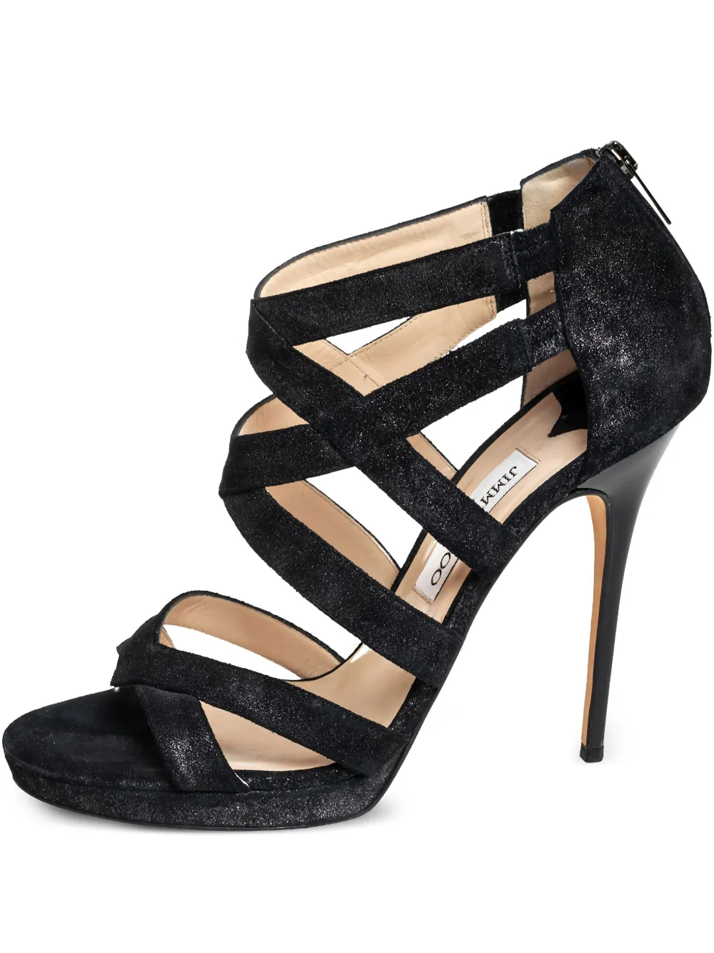 Jimmy Choo Pre-Owned 130mm leather heeled sandals | Black | Image 1