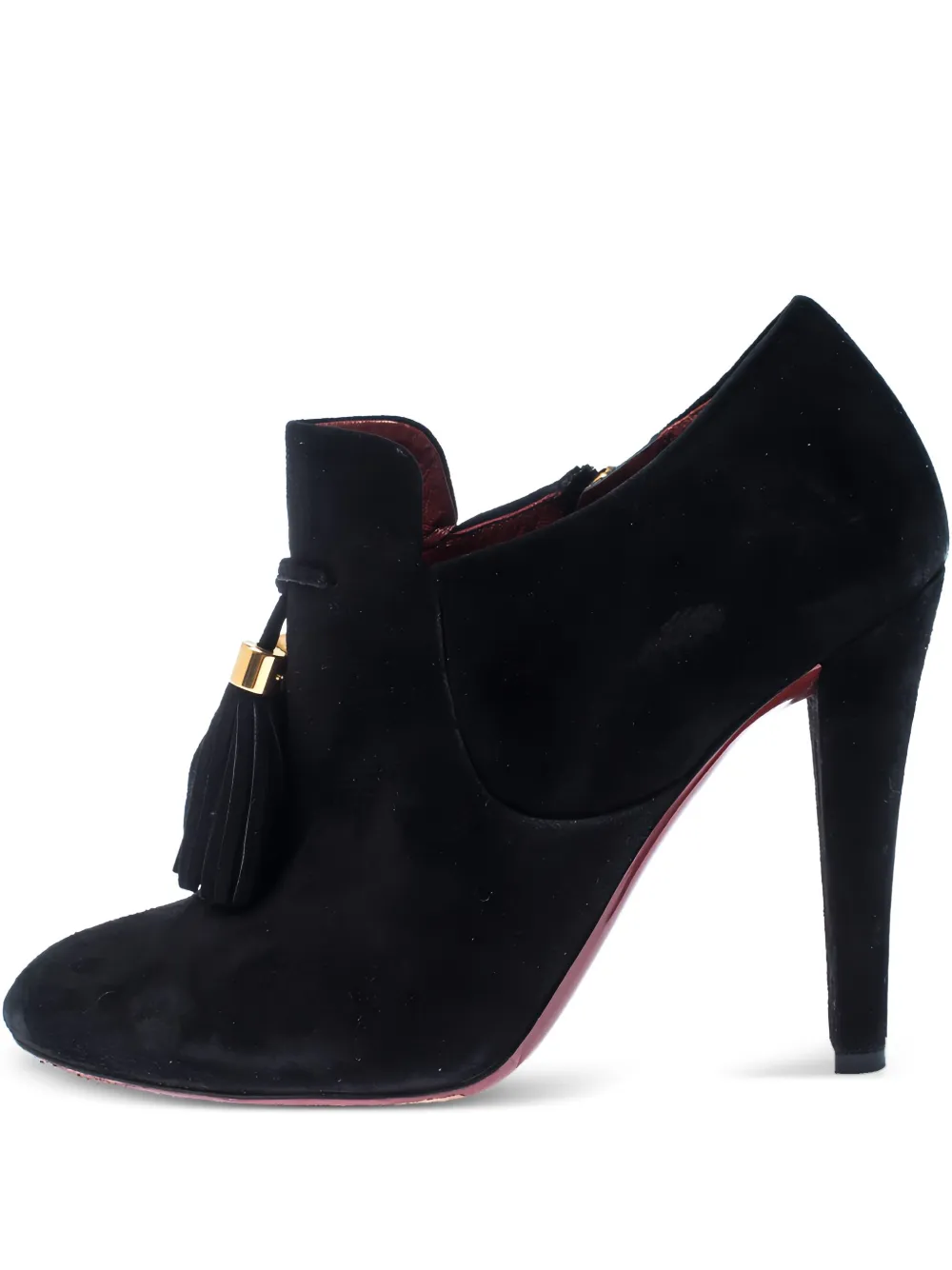 105mm suede ankle boots