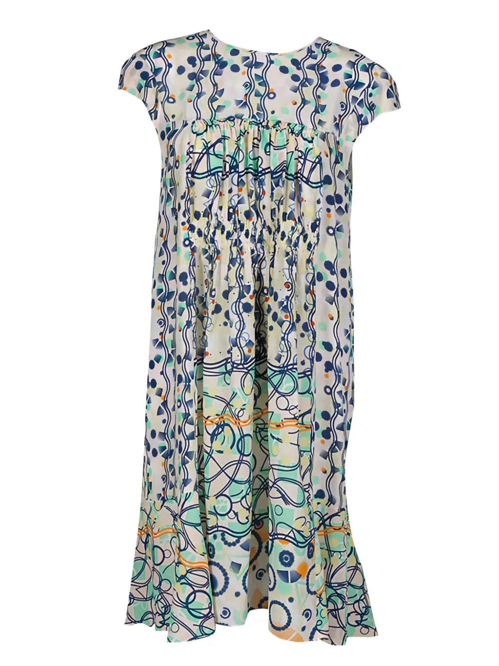 Peter Pilotto Zijden jurk - Beige