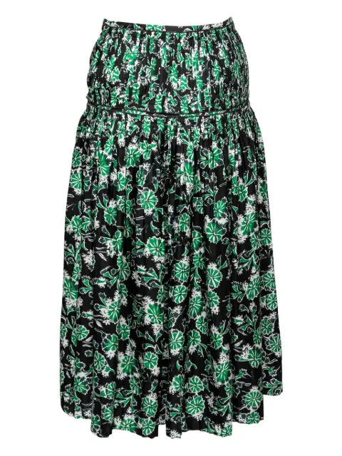 Marni Pre-Owned floral pleated midi skirt
