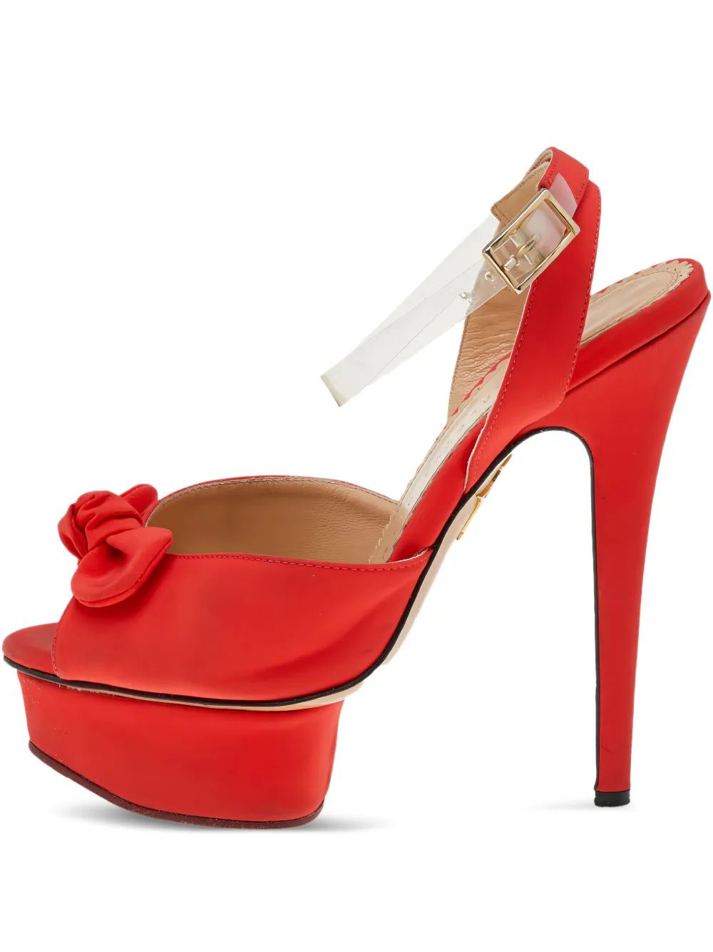 Pre-owned Charlotte Olympia  135mm Platform Sandals