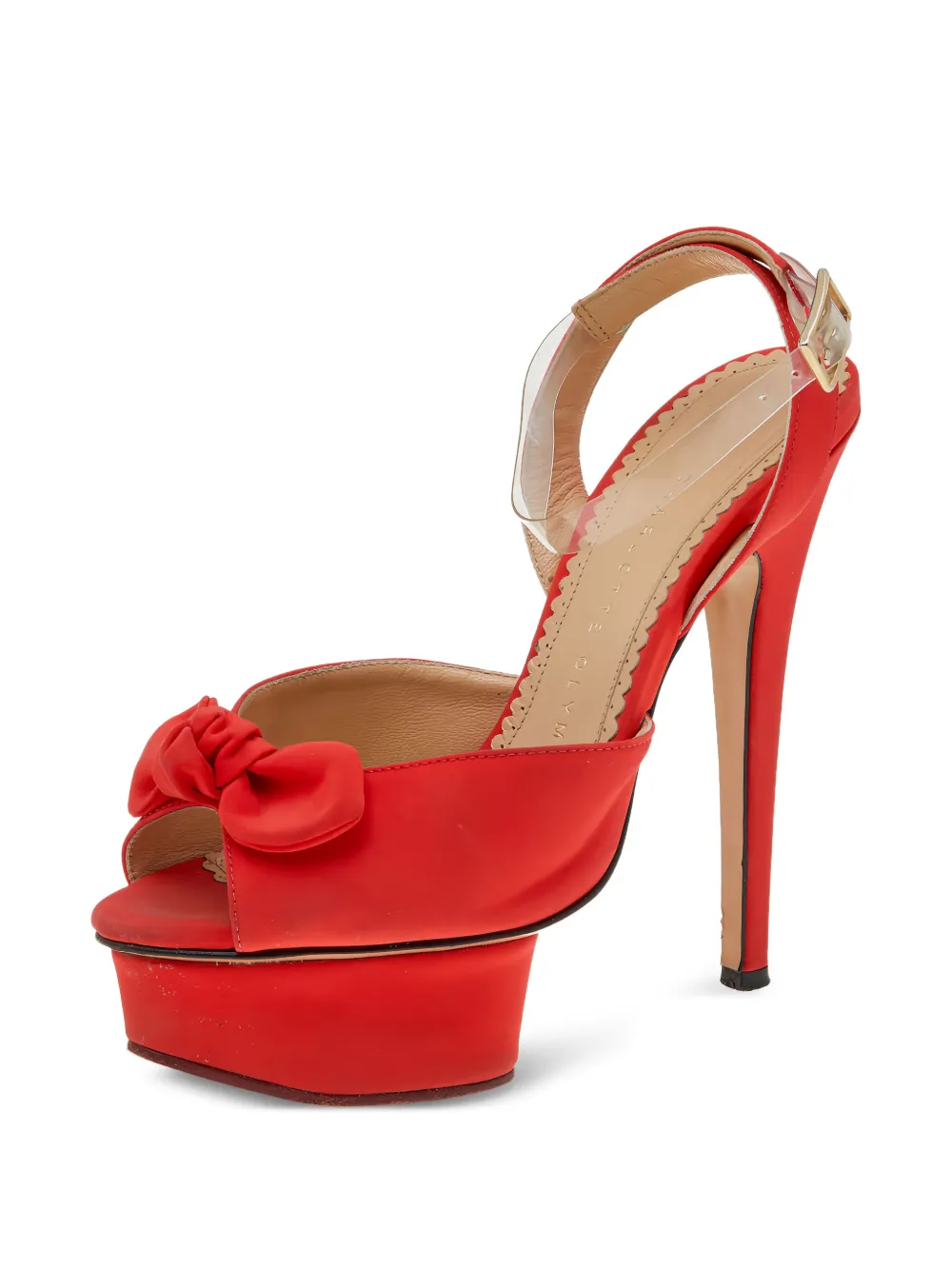 Charlotte Olympia pre-owned 135mm platform sandals | Image 2