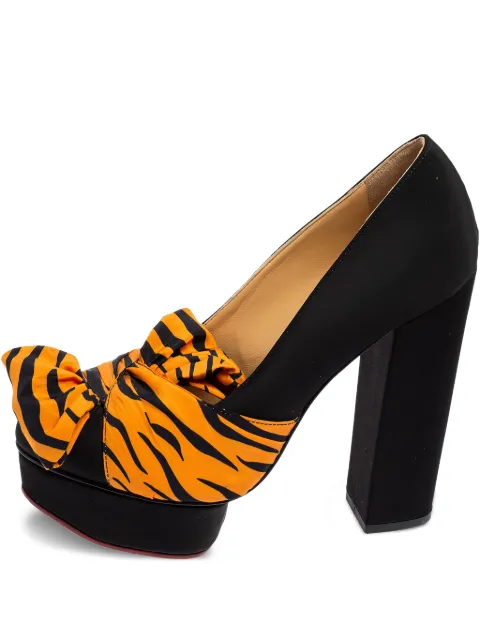 Charlotte Olympia pre-owned 140mm Dolly platform pumps