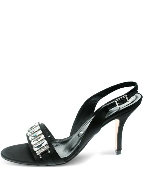 Gina 85mm crystal-embellished sandals
