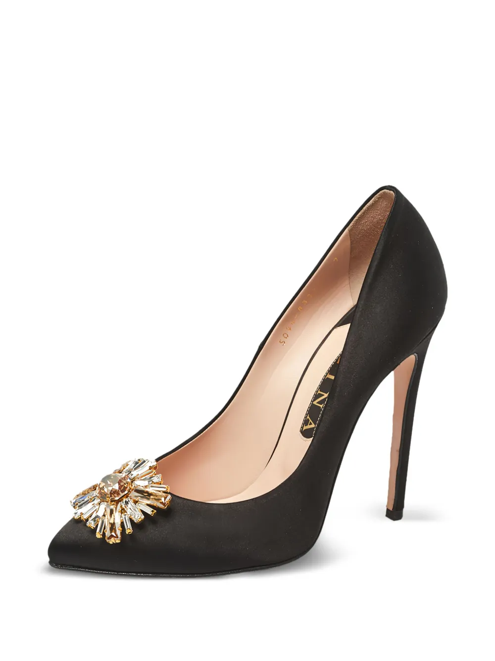 Gina pre-owned 125mm crystal-embellished pumps | Image 2