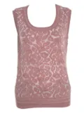 Escada Pre-Owned sleeveless tank top - Pink