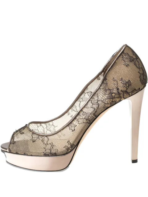 Jimmy Choo Pre-Owned 120mm Dahlia pumps 