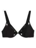 Maison Close Fatale balconette bikini top - Black