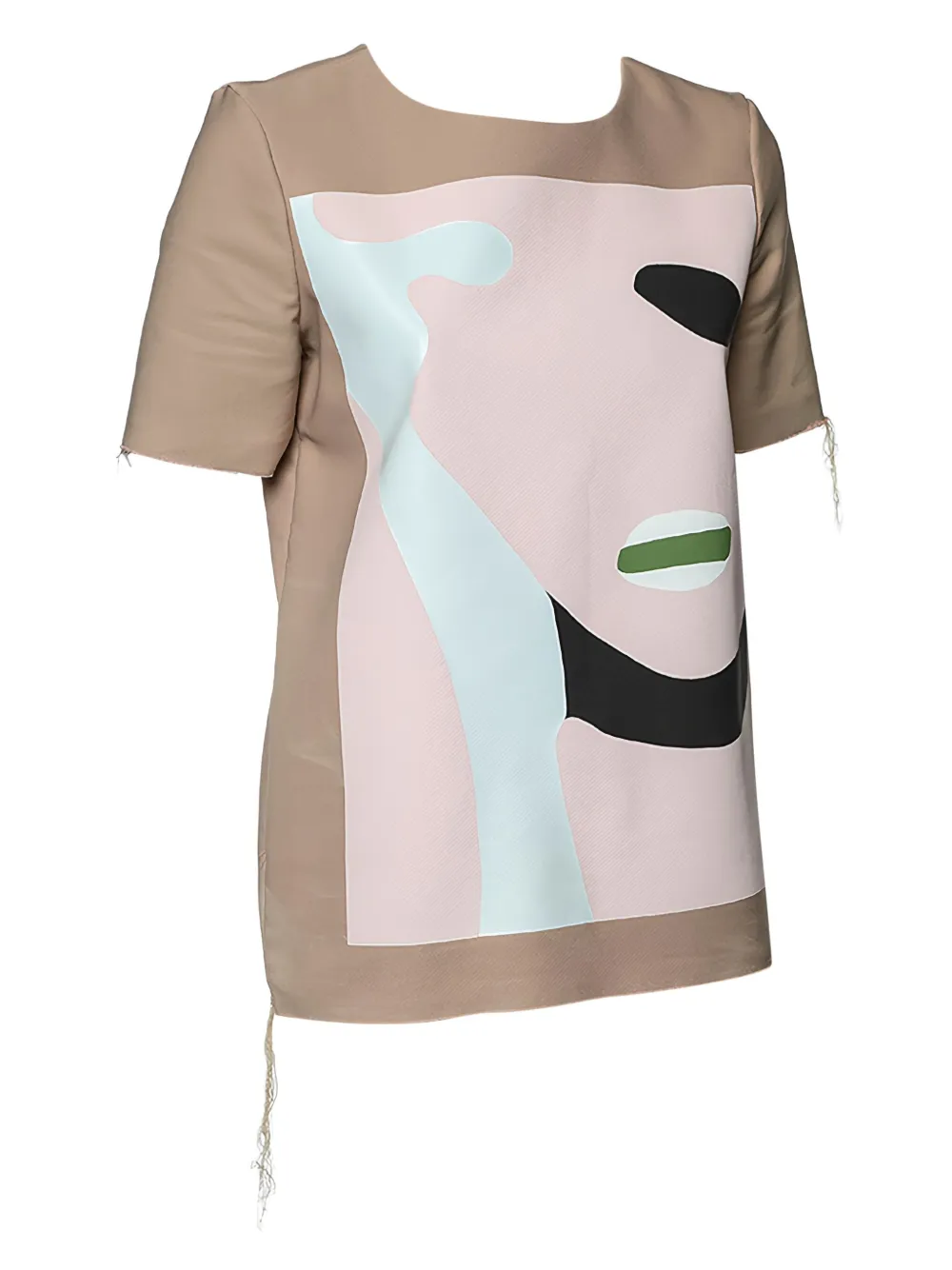 Marni Pre-Owned abstract-print short-sleeve top | Image 2