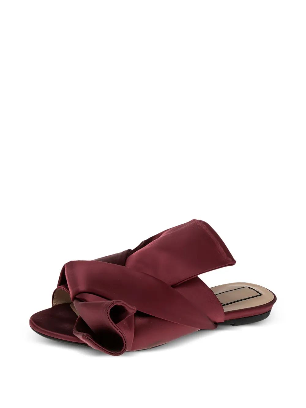 Nº21 Satijnen sandalen - Rood