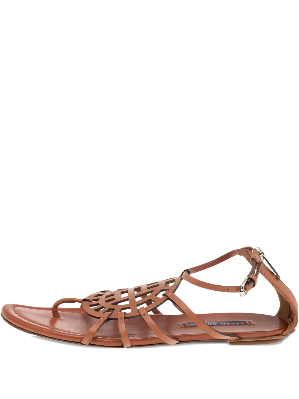 Ralph Lauren Vintage leather flat sandals | Brown | Image 1