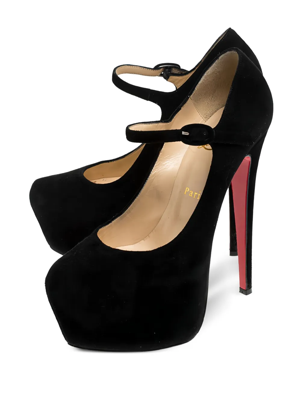 Christian Louboutin Pre-Owned 2024 160 mm Mary Jane pumps - Zwart