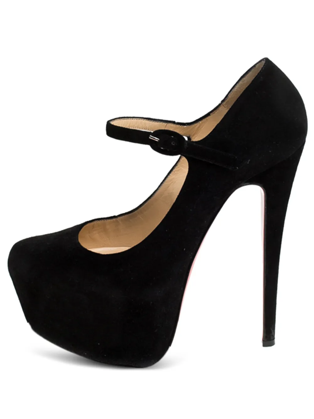 Christian Louboutin Pre-Owned 2024 160mm メリージェーン パンプス - ブラック Christian Louboutin Pre-Owned 2024 160mm メリージェーン パンプス - ブラック