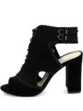 Alexandre Birman pre-owned 100mm Abbe lace-detail sandals - Black