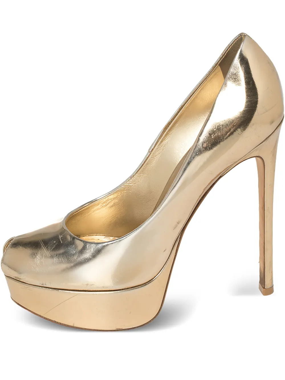 140mm metallic-finish pumps