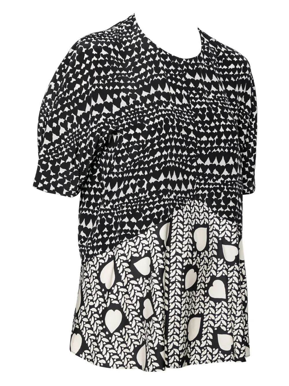 Stella McCartney Pre-Owned heart-patterned short-sleeve top | Image 2