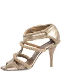 Pierre Hardy rope-detail leather sandals - Gold