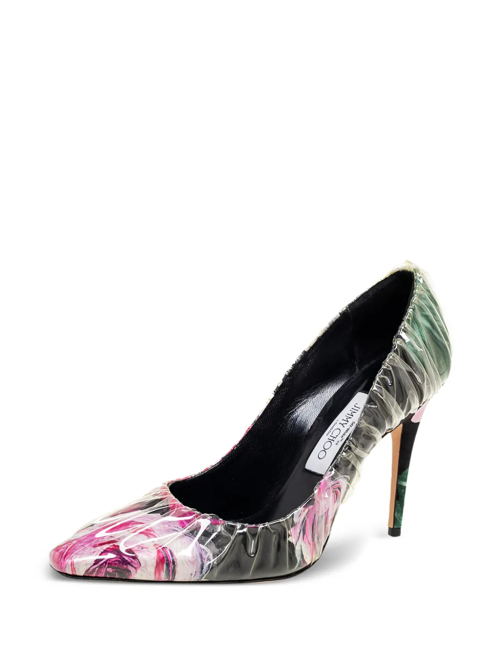Jimmy Choo Pre-Owned 105mm floral-print heeled pumps | Image 2