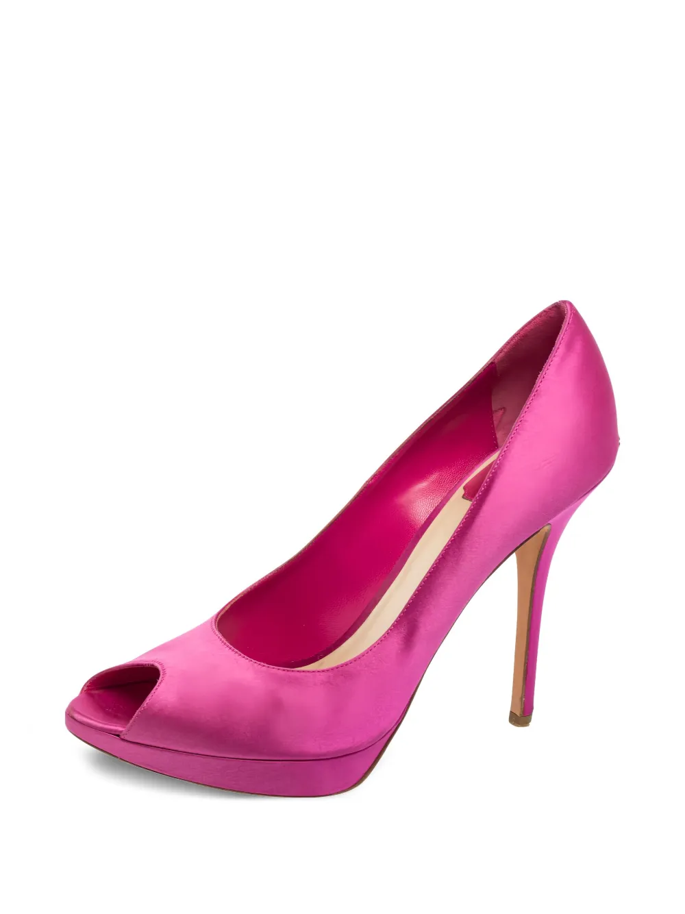 Christian Dior Pre-Owned 120 mm leren pumps met hak - Roze