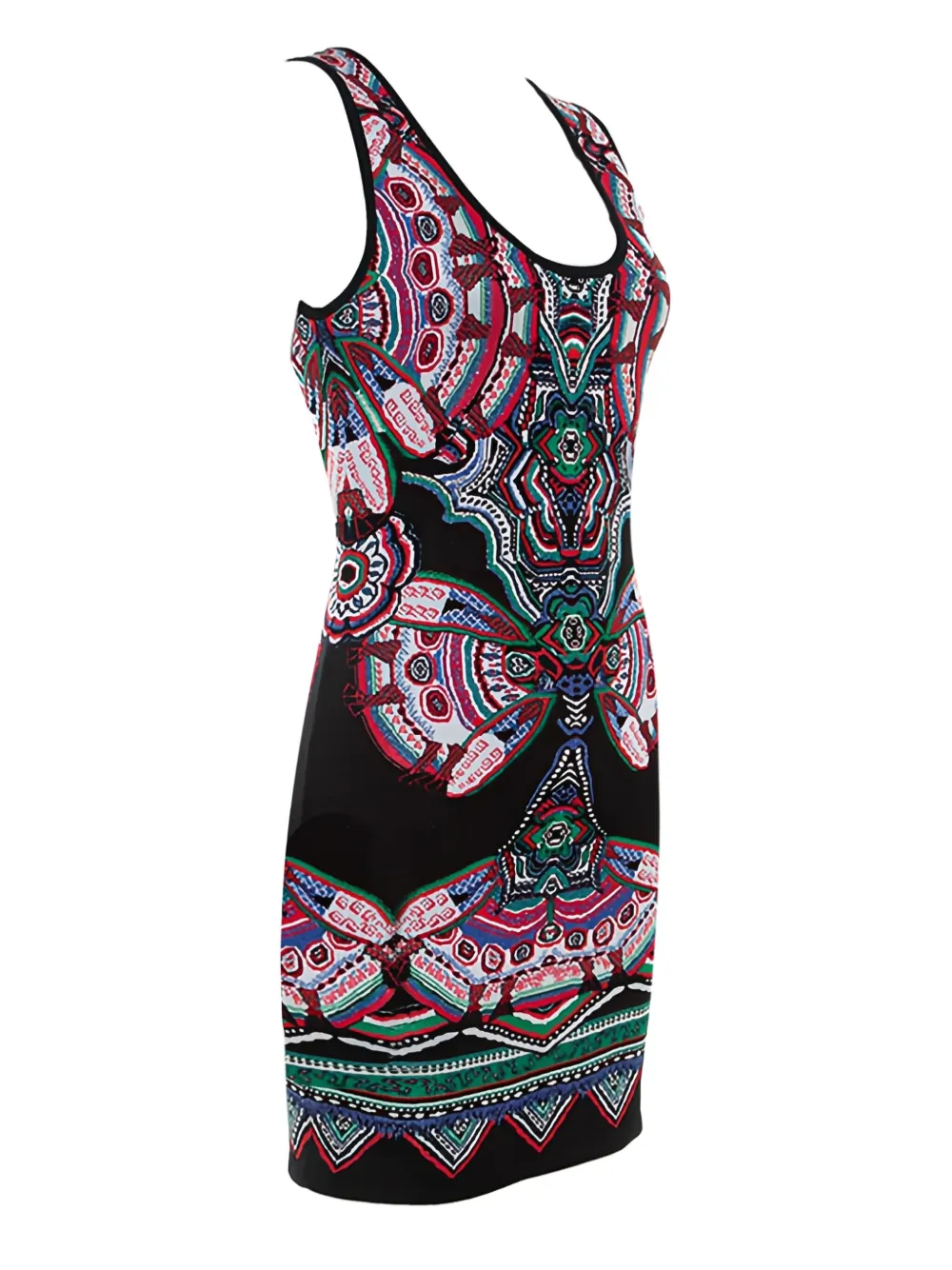 Roberto Cavalli Vintage Jurk met bloemenpatroon - Wit