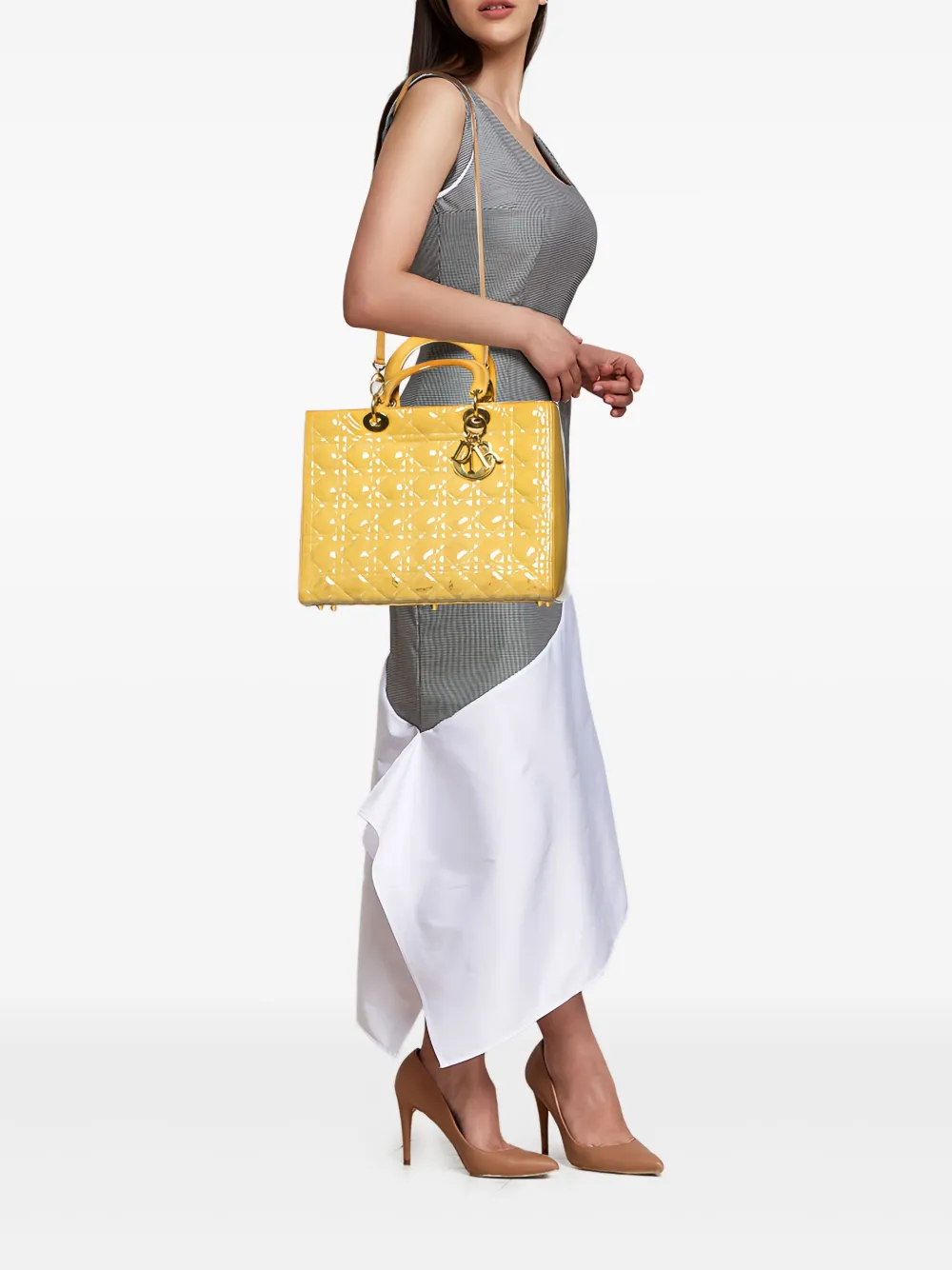 Christian Dior Pre-Owned Lady Dior quilted leather tote bag | Pre-Owned | Image 2