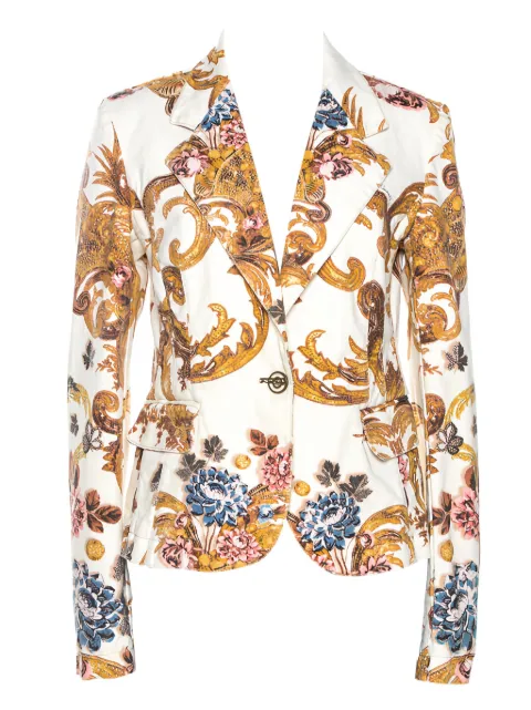 Just Cavalli Vintage baroque-print blazer