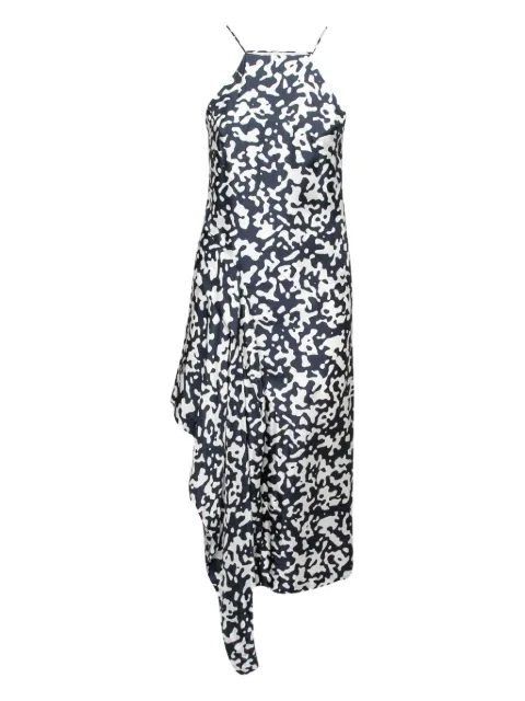 Josh Goot pre-owned abstract-print silk dress