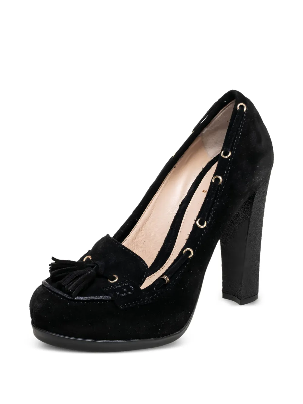 Fendi Pre-Owned 100 mm suède pumps - Zwart