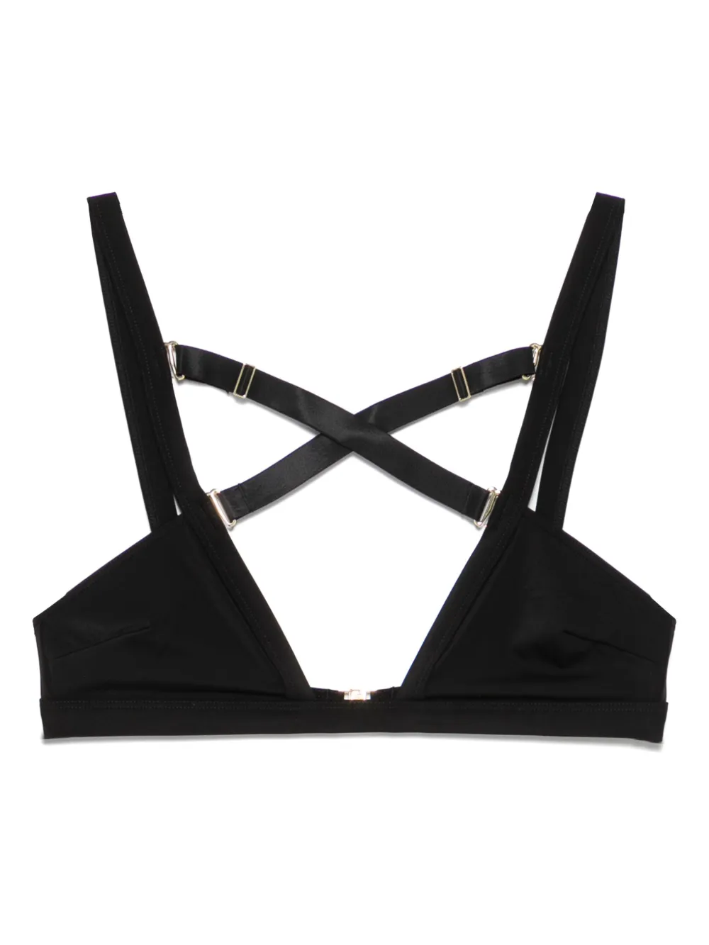 Maison Close Fatale bandeau bikinitop Zwart