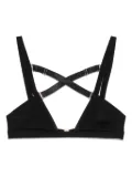Maison Close Fatale bandeau bikini top - Black